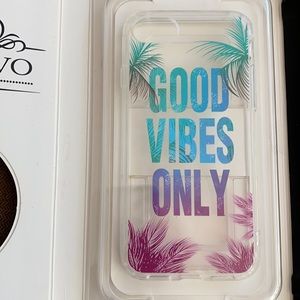 NEW in box iPhone 7 case. Good vibes only💚💙💜💖